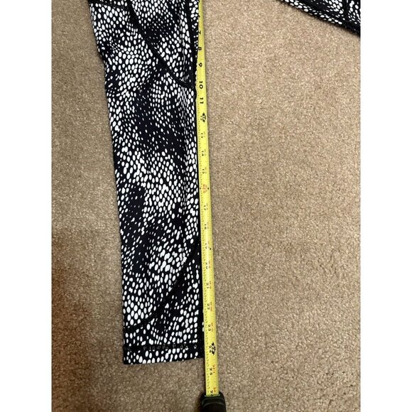 Zyia Active Black and White Leggings Size 2 - Picture 4 of 5